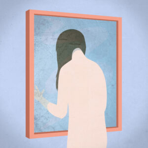 illustrazione Coinquilina - Maristella Bonomo - SPLIT - Pidgin Edizioni